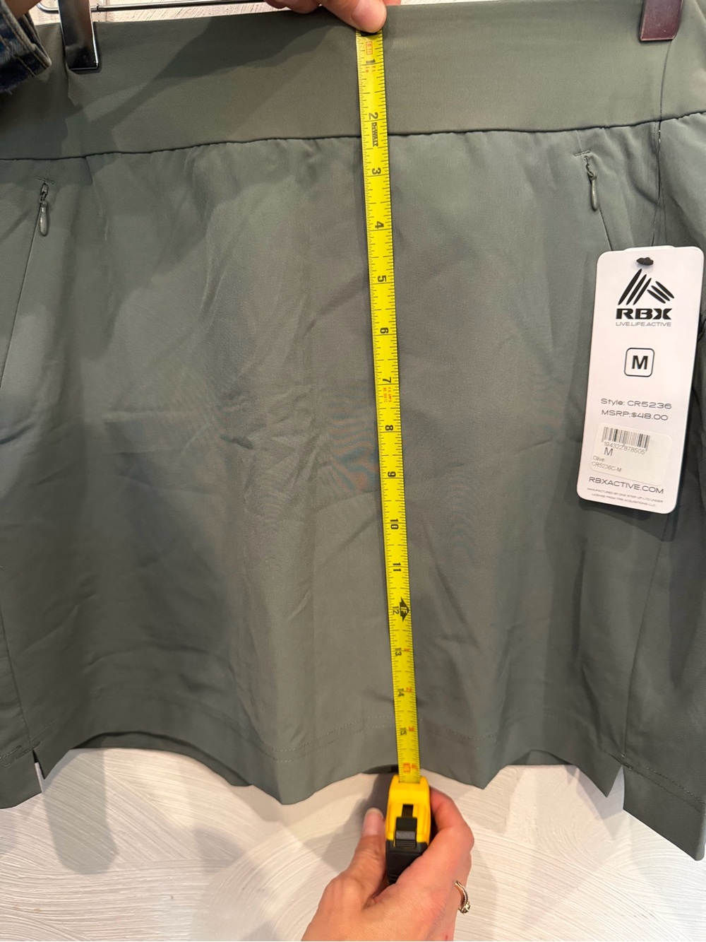 RBX Athletic Skort in Sage Green - Picture 7 of 7